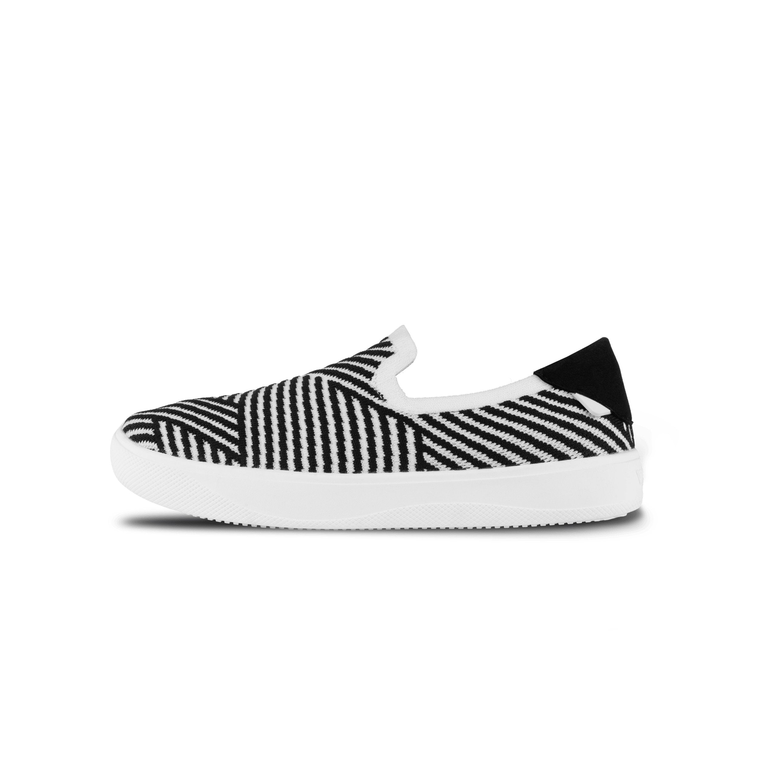 Men's Boardwalk Slip-On - White/Black Zigzag - Image 8