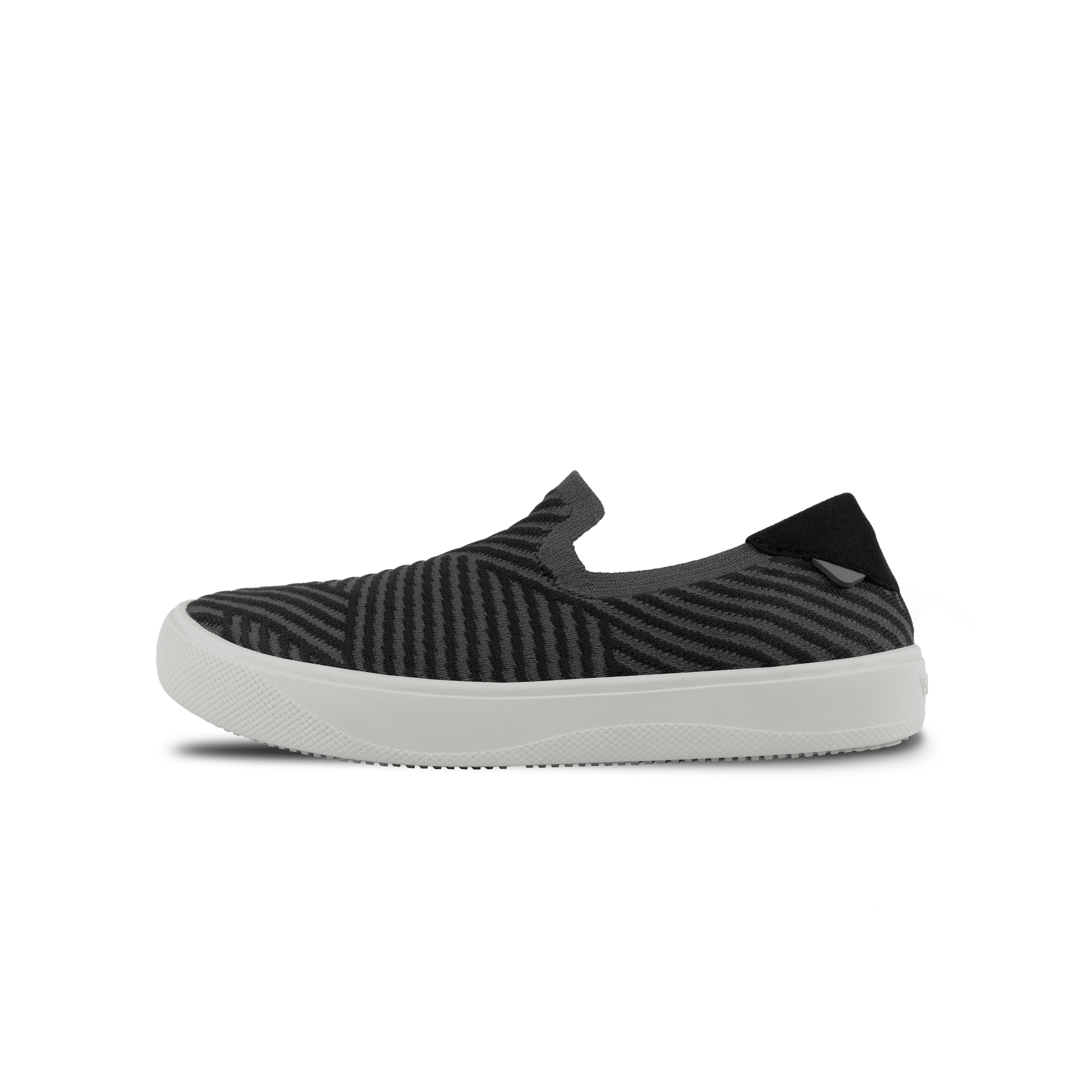 Men's Boardwalk Slip-On - Dark Grey/Black Zigzag