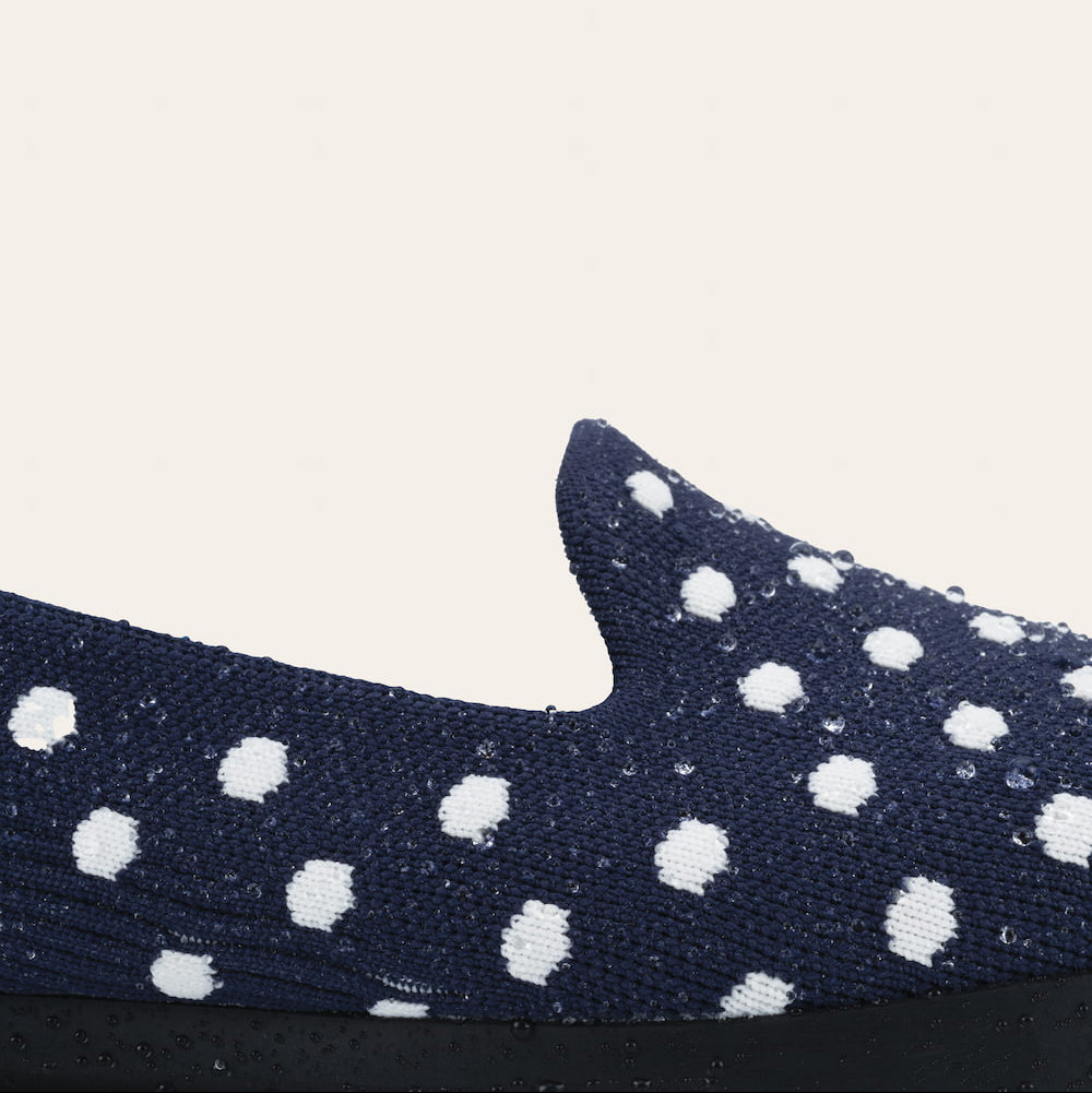 Women's Market Flat - Midnight/White Polka Dot - Image 7